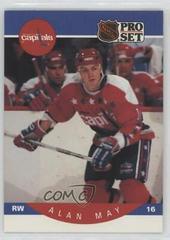Alan May #317 Hockey Cards 1990 Pro Set Prices