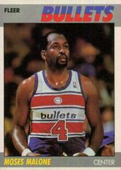 Moses Malone #69 Basketball Cards 1987 Fleer Prices