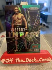 Kamaru Usman [Green] #6 Ufc Cards 2021 Panini Prizm UFC Instant Impact Prices