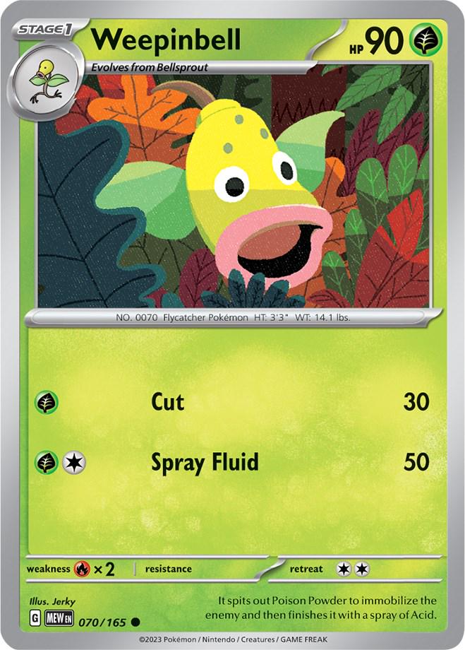 Weepinbell #70 Prices | Pokemon Scarlet & Violet 151 | Pokemon Cards