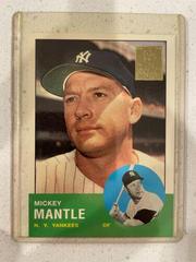 1963 Topps Reprint Baseball Cards 1996 Topps Mantle Reprint Prices