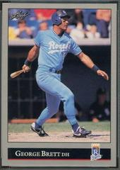 George Brett Baseball Cards 1992 Leaf Preview Prices