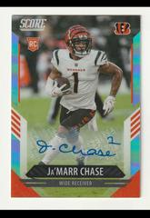 Ja'Marr Chase [Signature] #412 Football Cards 2021 Panini Chronicles Score Update Rookies Prices