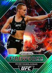Rose Namajunas [Green] Ufc Cards 2021 Panini Prizm UFC Fireworks Prices