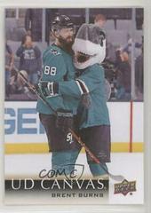 Brent Burns Hockey Cards 2018 Upper Deck Canvas Prices