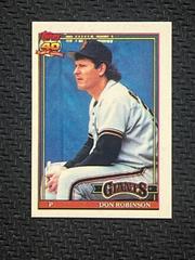Don Robinson #104 Baseball Cards 1991 Topps Micro Prices