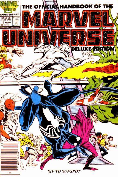 Official Handbook Of The Marvel Universe [Newsstand] #12 (1986) Comic Books Official Handbook of the Marvel Universe