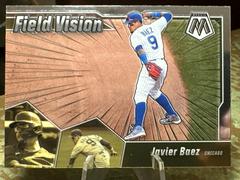 Javier Baez #FV3 Baseball Cards 2021 Panini Mosaic Field Vision Prices