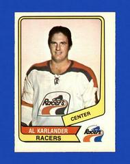 Al Karlander #104 Hockey Cards 1976 O-Pee-Chee WHA Prices