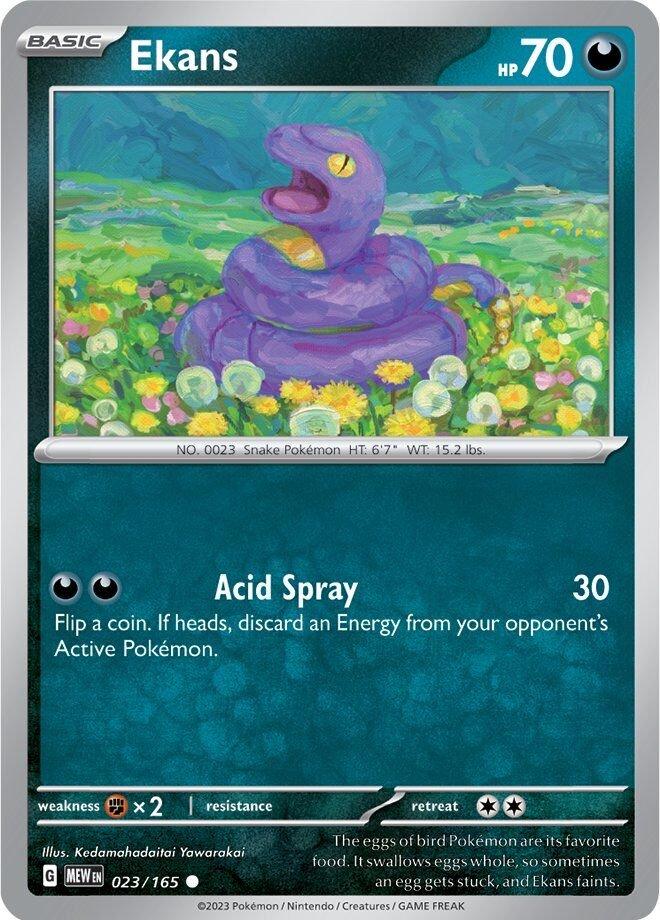 Ekans 23 Prices Pokemon Scarlet Violet 151 Pokemon Cards