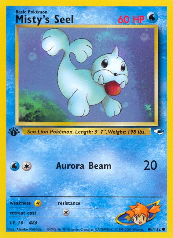 Misty's Seel [1st Edition] #88 Prices | Pokemon Gym Heroes | Pokemon Cards