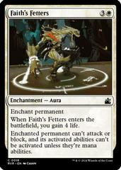 Faith's Fetters [Foil] #18 Magic Ravnica Remastered Prices