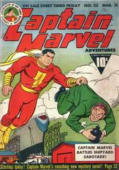 Captain Marvel Adventures #22 (1943) Comic Books Captain Marvel Adventures Prices