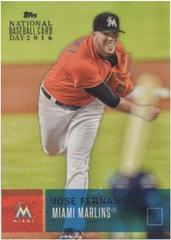 Jose Fernandez #24 Baseball Cards 2016 Topps National Baseball Card Day Prices