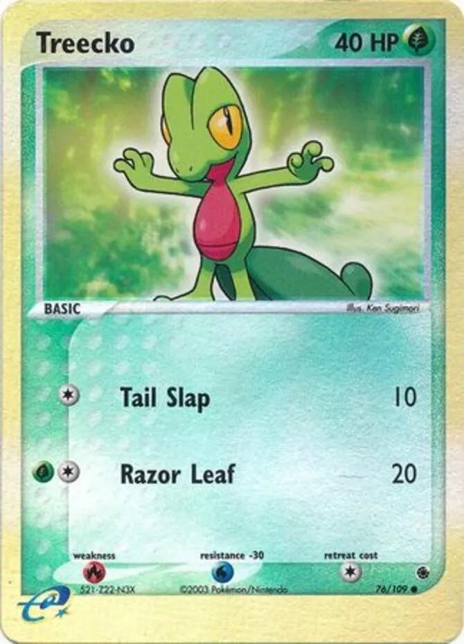 Pokemon Treecko Ex Emerald Reverse 2024 Holo