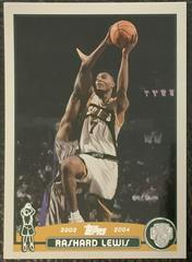Rashard Lewis #109 Basketball Cards 2003 Topps Prices