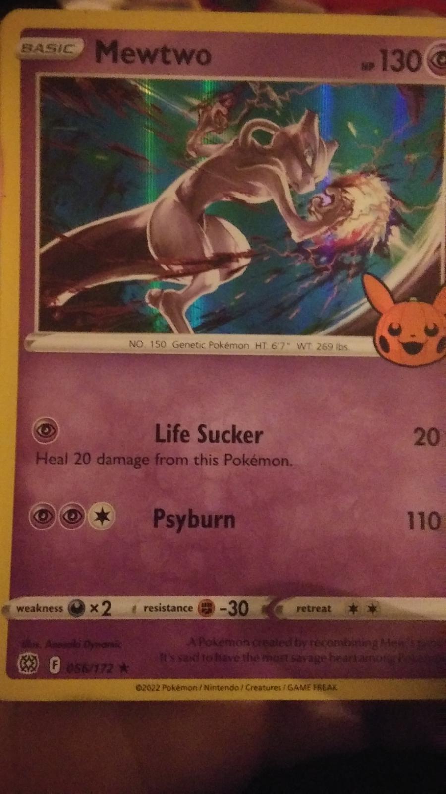 Mewtwo [Holo] Ungraded Pokemon Trick or Trade