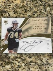 Marshon Lattimore [Autograph] #151 Football Cards 2017 Panini Immaculate Collection Prices