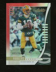 Aaron Rodgers [Spectrum Green] #70 Football Cards 2019 Panini Absolute Prices