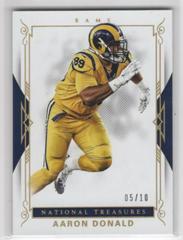 Aaron Donald [Holo Gold] #2 Football Cards 2017 Panini National Treasures Prices