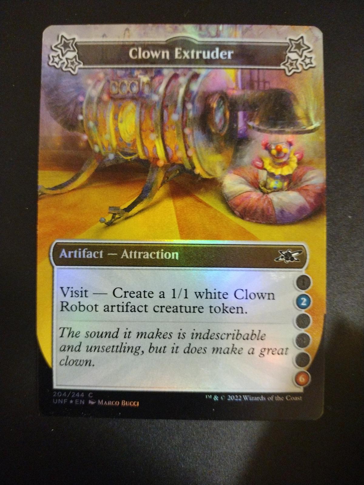 Clown Extruder [Extended Art Foil] #204 Magic Unfinity