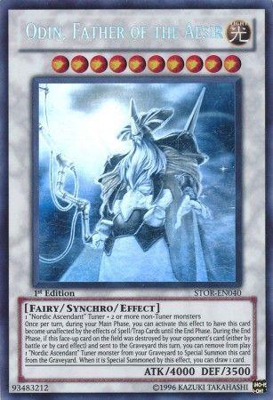 Odin, Father Of The Aesir [Ghost Rare 1st Edition] STOR-EN040 YuGiOh Storm of Ragnarok