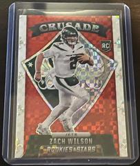 Zach Wilson [Red Prizm] #CR21 Football Cards 2021 Panini Rookies and Stars Crusade Prices