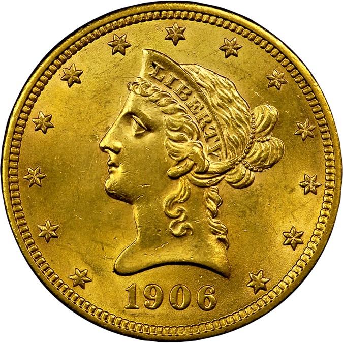 1906 O Coins Liberty Head Gold Eagle