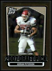 Adrian Peterson [Chrome Bronze] #135 Football Cards 2007 Topps Draft Picks & Prospects Prices