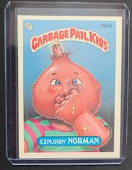 Explorin' Norman #293A 1987 Garbage Pail Kids Prices
