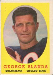 George Blanda #129 Football Cards 1958 Topps Prices