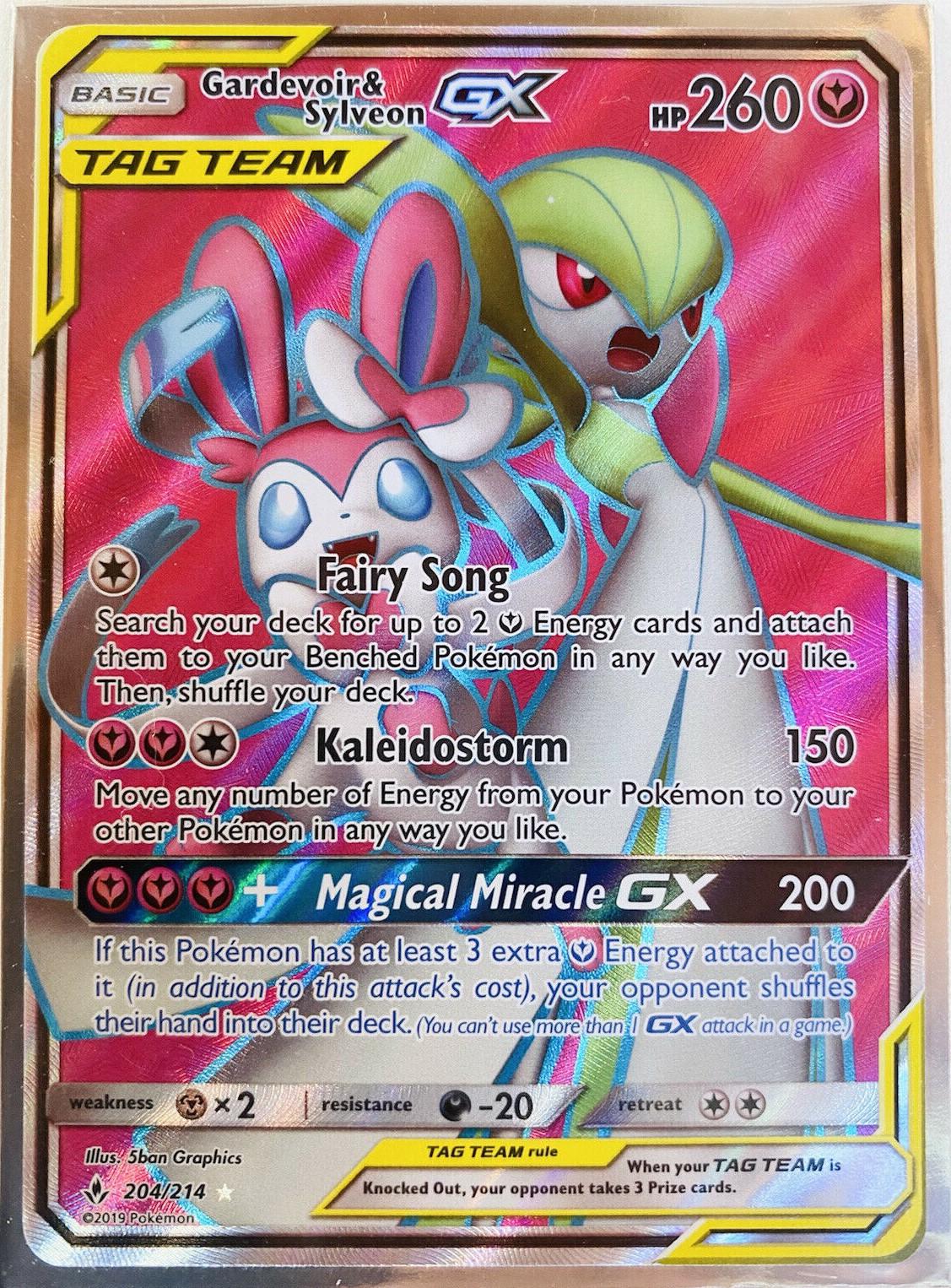 Gardevoir & Sylveon GX #204 Prices | Pokemon Unbroken Bonds | Pokemon Cards