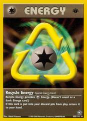Recycle Energy [1st Edition] #105 Pokemon Neo Genesis Prices