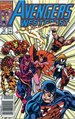 The West Coast Avengers [Newsstand] #74 (1991) Comic Books West Coast Avengers Prices