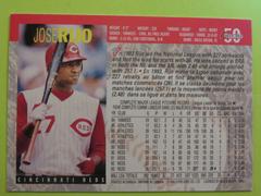 Reverse | Jose Rijo Baseball Cards 1994 Stadium Club Members Only 50