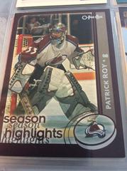 Patrick Roy[season highlights] #317 Hockey Cards 2002 Topps Prices