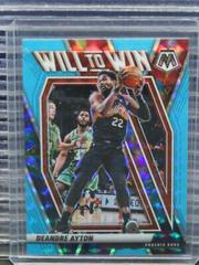 Deandre Ayton [Blue Fluorescent] Basketball Cards 2020 Panini Mosaic Will to Win Prices