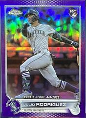 Julio Rodriguez 2022 Topps Chrome Update All Star Game Rookie Refractor  #ASGC26