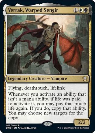 Verrak, Warped Sengir #16 Magic Dominaria United Commander