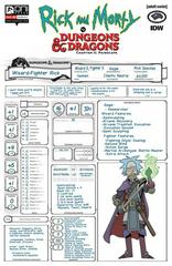 Rick and Morty vs. Dungeons & Dragons II: Painscape [Character Sheet] #2 (2019) Comic Books Rick and Morty Vs. Dungeons & Dragons II Prices