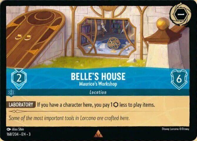 Belle's House - Maurice's Workshop [Foil] #168 Lorcana Into the Inklands