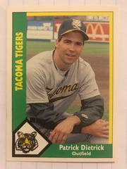 Patrick Dietrick #13 Baseball Cards 1990 CMC Tacoma Tigers Prices