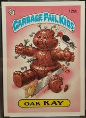 Oak KAY 1986 Garbage Pail Kids Prices