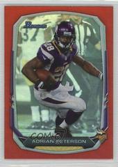 Adrian Peterson [Rainbow Foil Red] Football Cards 2013 Bowman Prices
