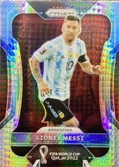 Lionel Messi [Hyper] #7 Soccer Cards 2022 Panini Prizm World Cup Prices
