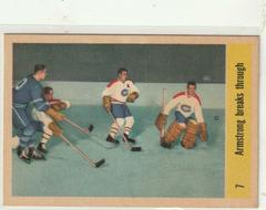 Armstrong Breaks [Through] Hockey Cards 1958 Parkhurst Prices