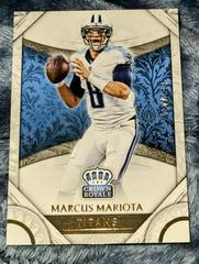 Marcus Mariota [Holo Gold] Football Cards 2016 Panini Crown Royale Prices