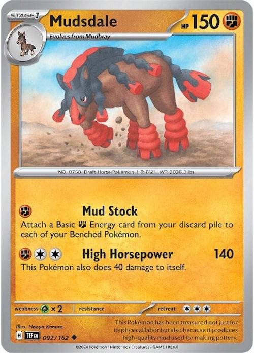 Mudsdale #92 Pokemon Temporal Forces