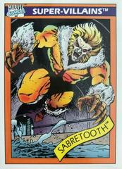 Sabretooth #57 Marvel 1990 Universe Prices