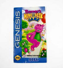 Barney'S Hide And Seek - Manual | Barney Hide and Seek Sega Genesis